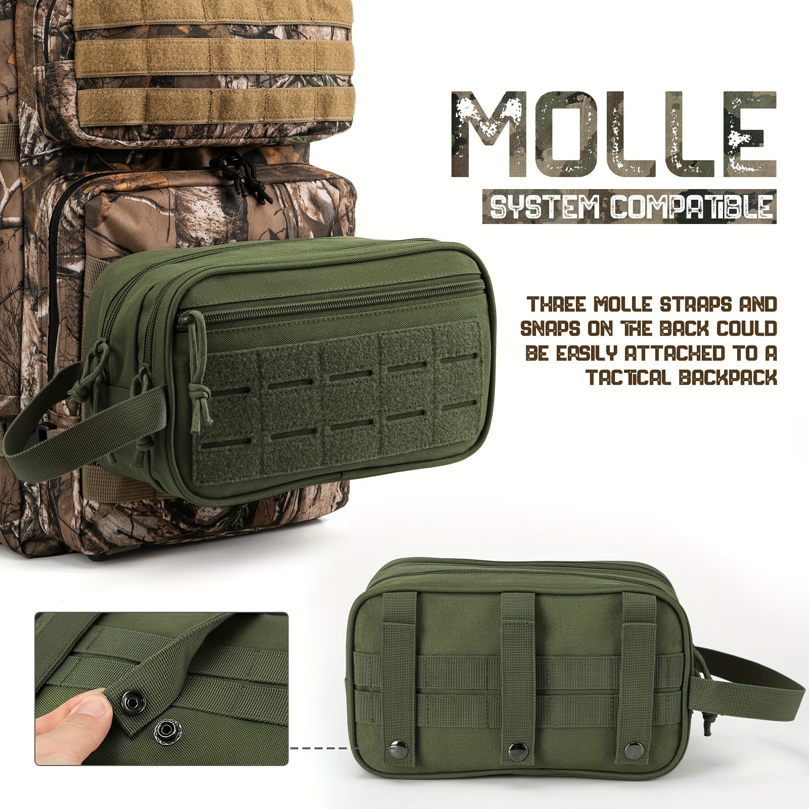 Tactical Toiletry Bag Oxford Cloth + FREE CAMOUFLAGE CAP [LAST UNITS AVAILABLE]