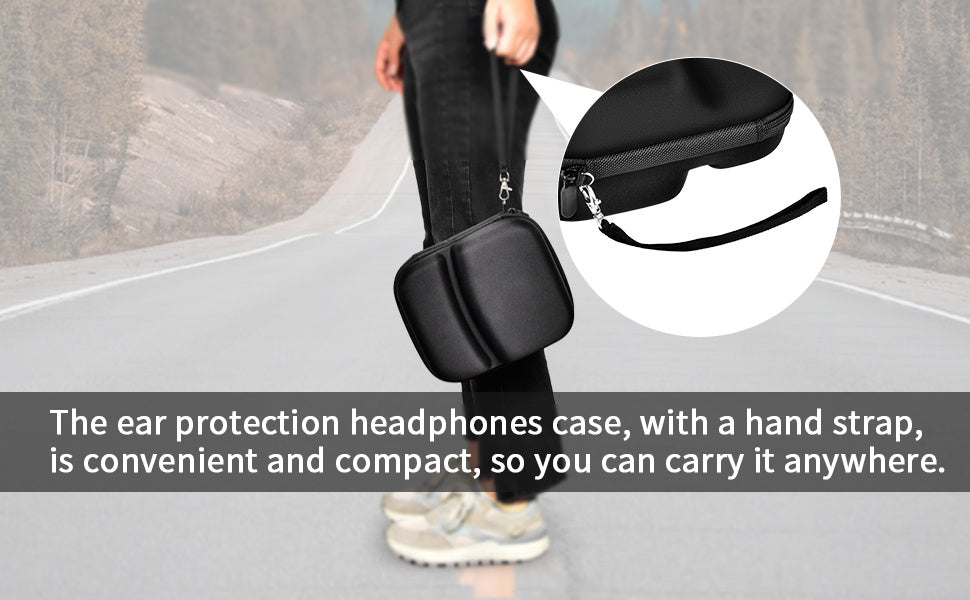 Slim Electronic Earmuffs Storage Holder