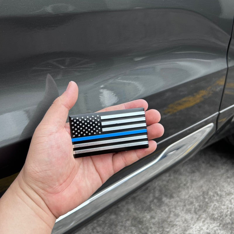 A Pair Of American Flag And Map Stickers Suitable For American Trucks