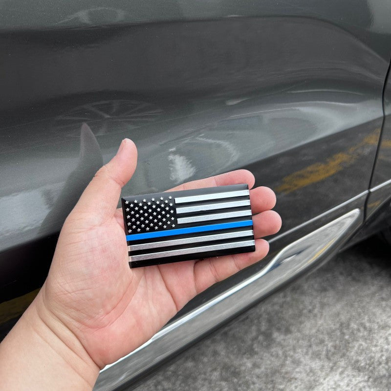 A Pair Of American Flag And Map Stickers Suitable For American Trucks