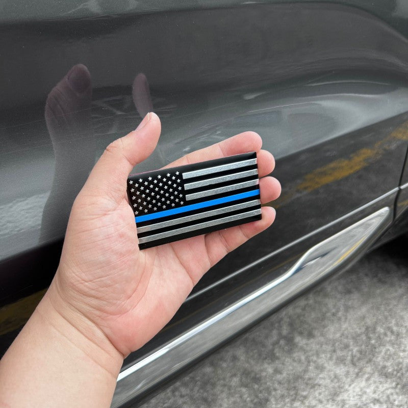 A Pair Of American Flag And Map Stickers Suitable For American Trucks