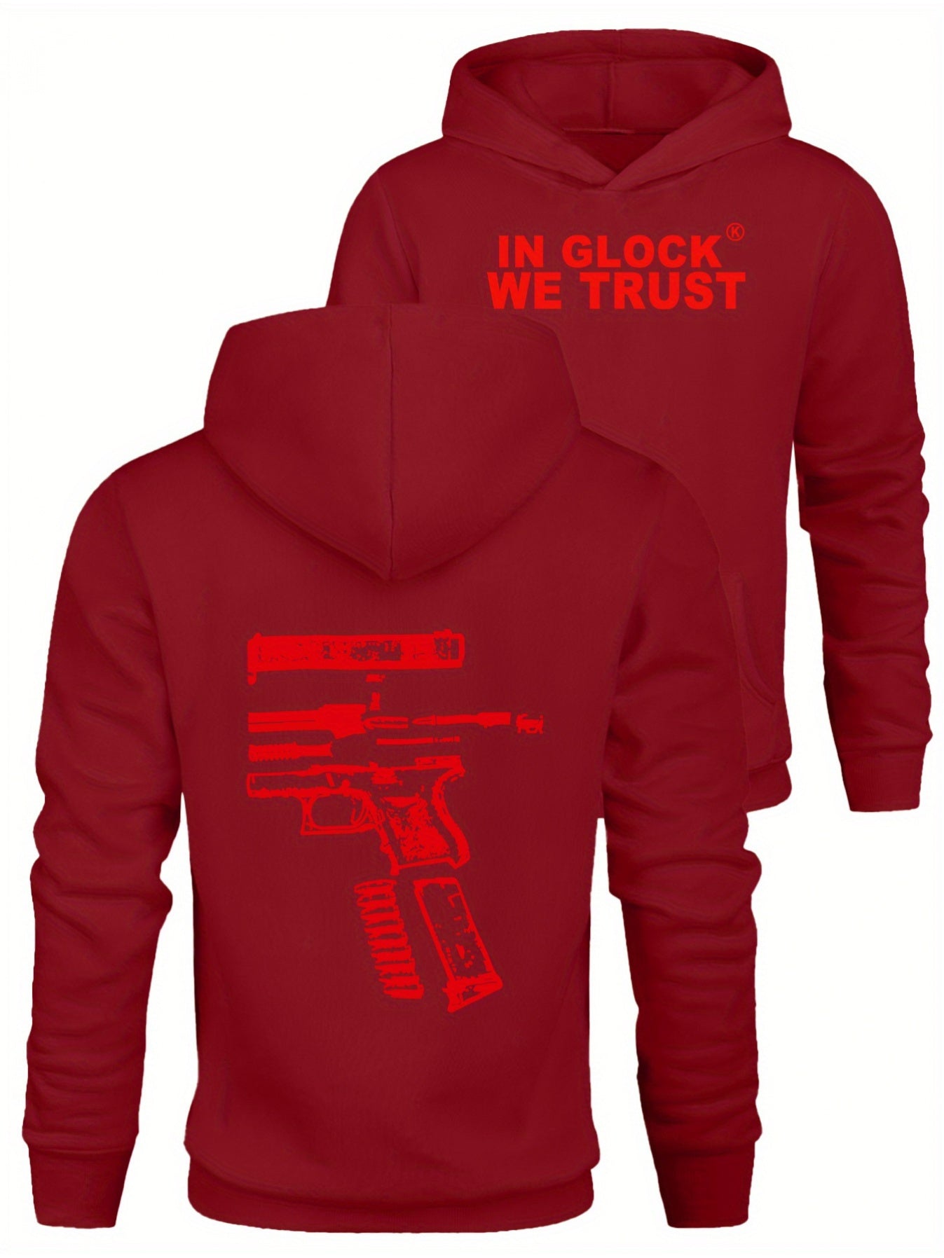 Glock Trust Men's Hoodie + FREE CAMOUFLAGE CAP [LAST UNITS AVAILABLE]