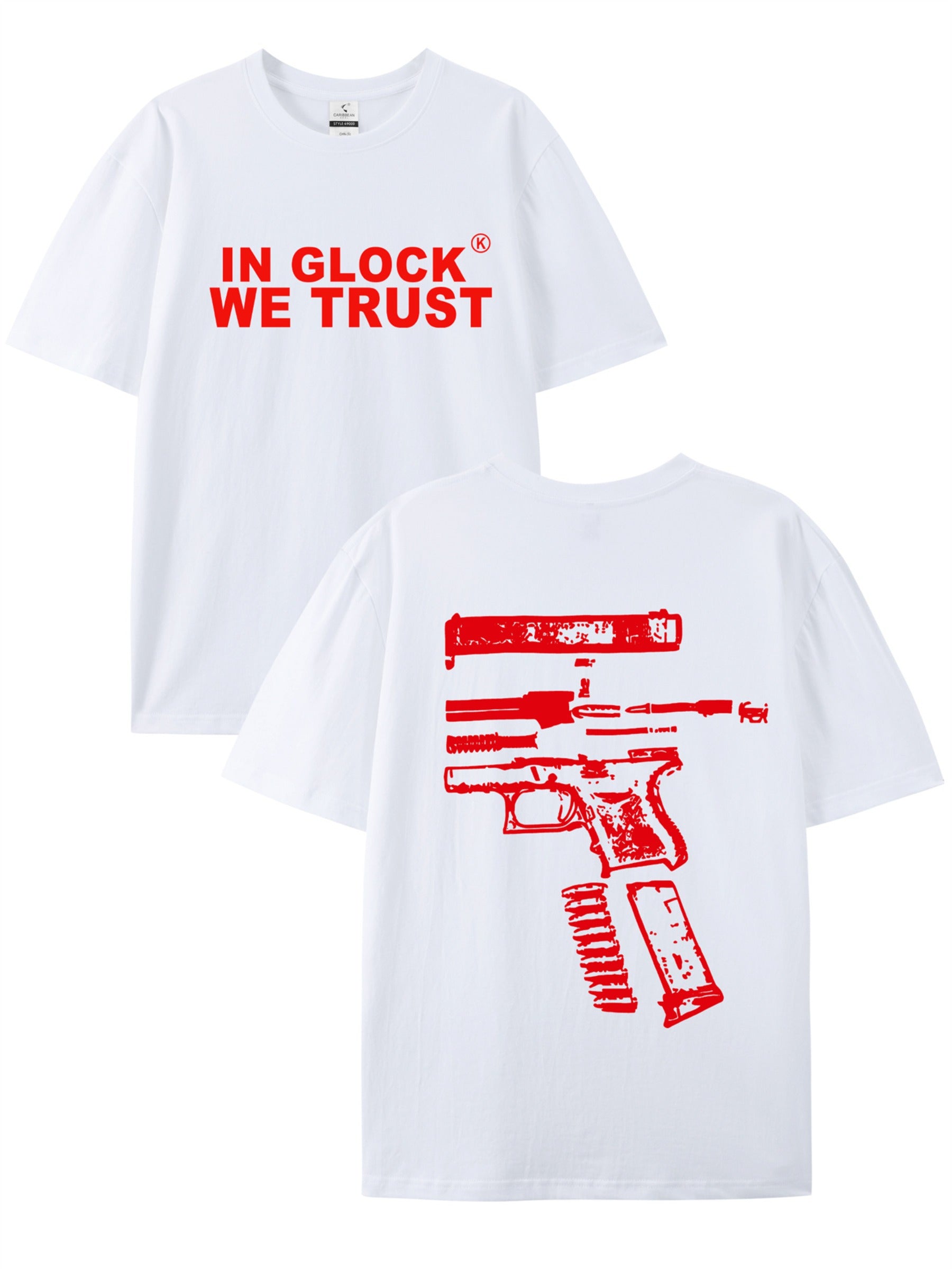 Premium Cotton Glock Trust T-Shirt + FREE CAMOUFLAGE CAP [LAST UNITS AVAILABLE]