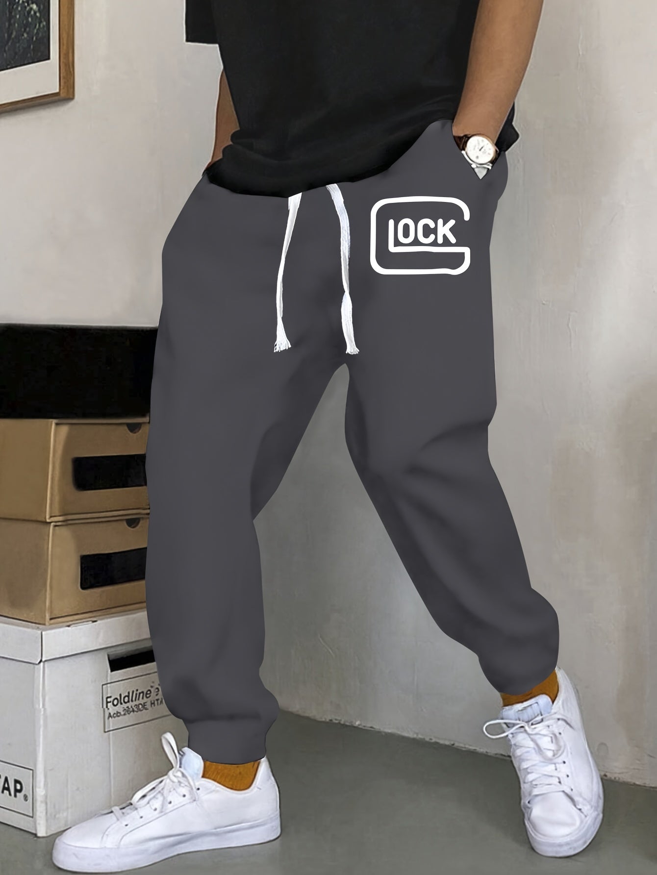 Glock Plus Size Casual Sports Sweatpants + FREE CAMOUFLAGE CAP [LAST UNITS AVAILABLE]