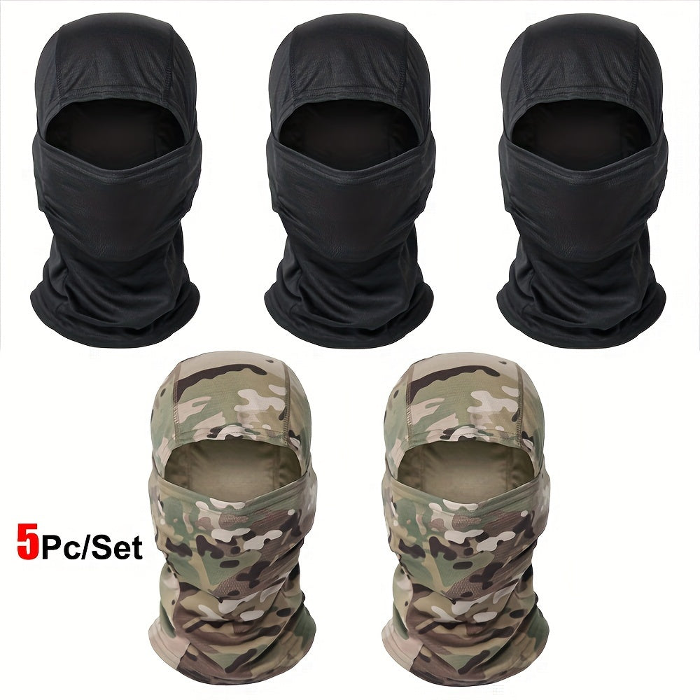 5pcs Camouflage Balaclava Set + FREE CAMOUFLAGE CAP [LAST UNITS AVAILABLE]