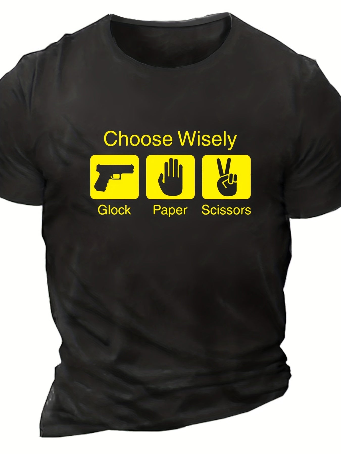 Glock Oversized 'Choose Wisely' Graphic T-Shirt + FREE CAMOUFLAGE CAP [LAST UNITS AVAILABLE]