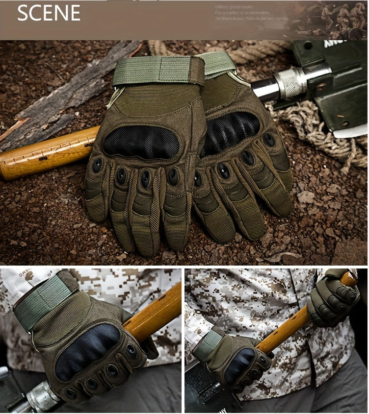 Touch Screen Professional Hard Knuckles Gloves