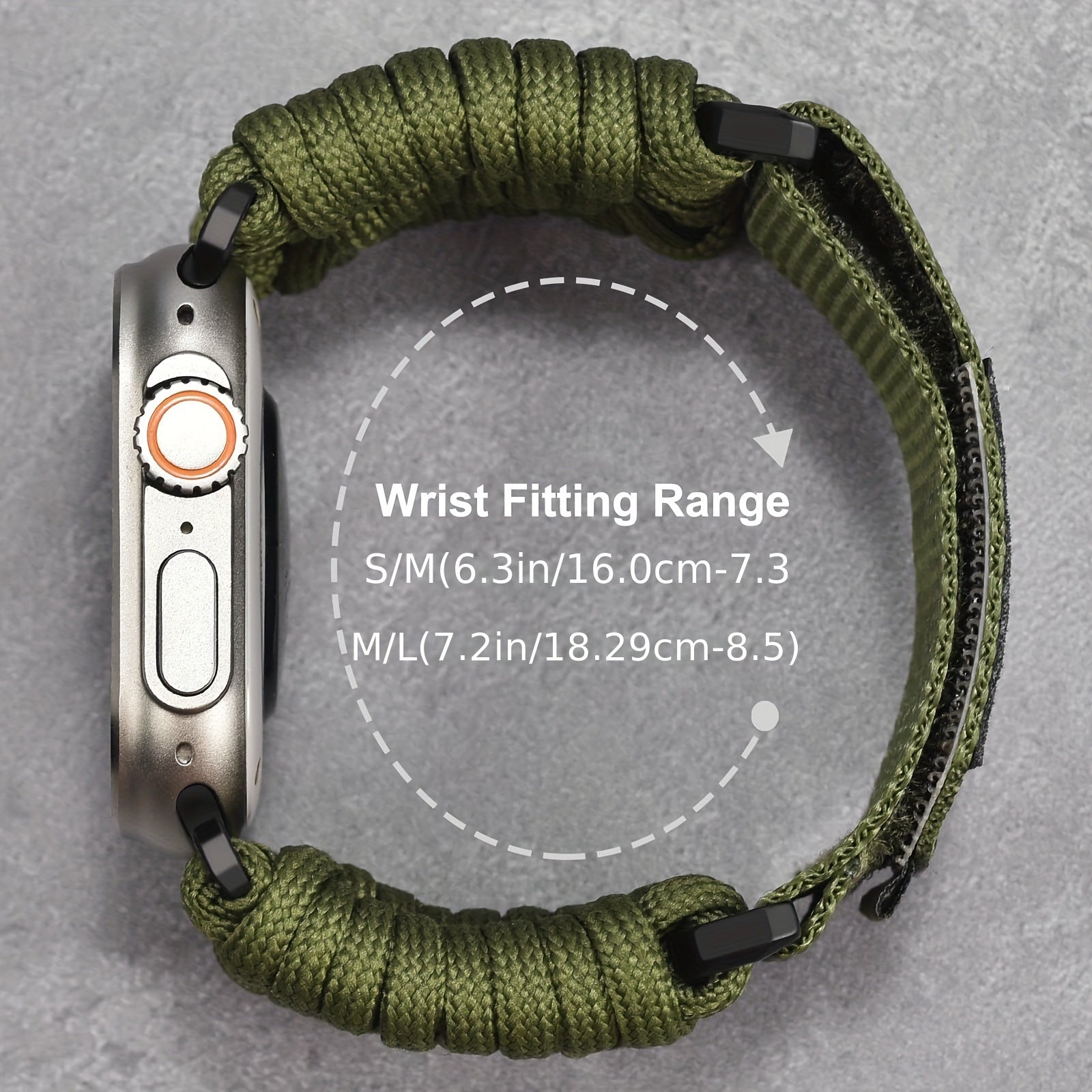 Rugged Nylon Band Compatible With Apple Watch Ultra 2