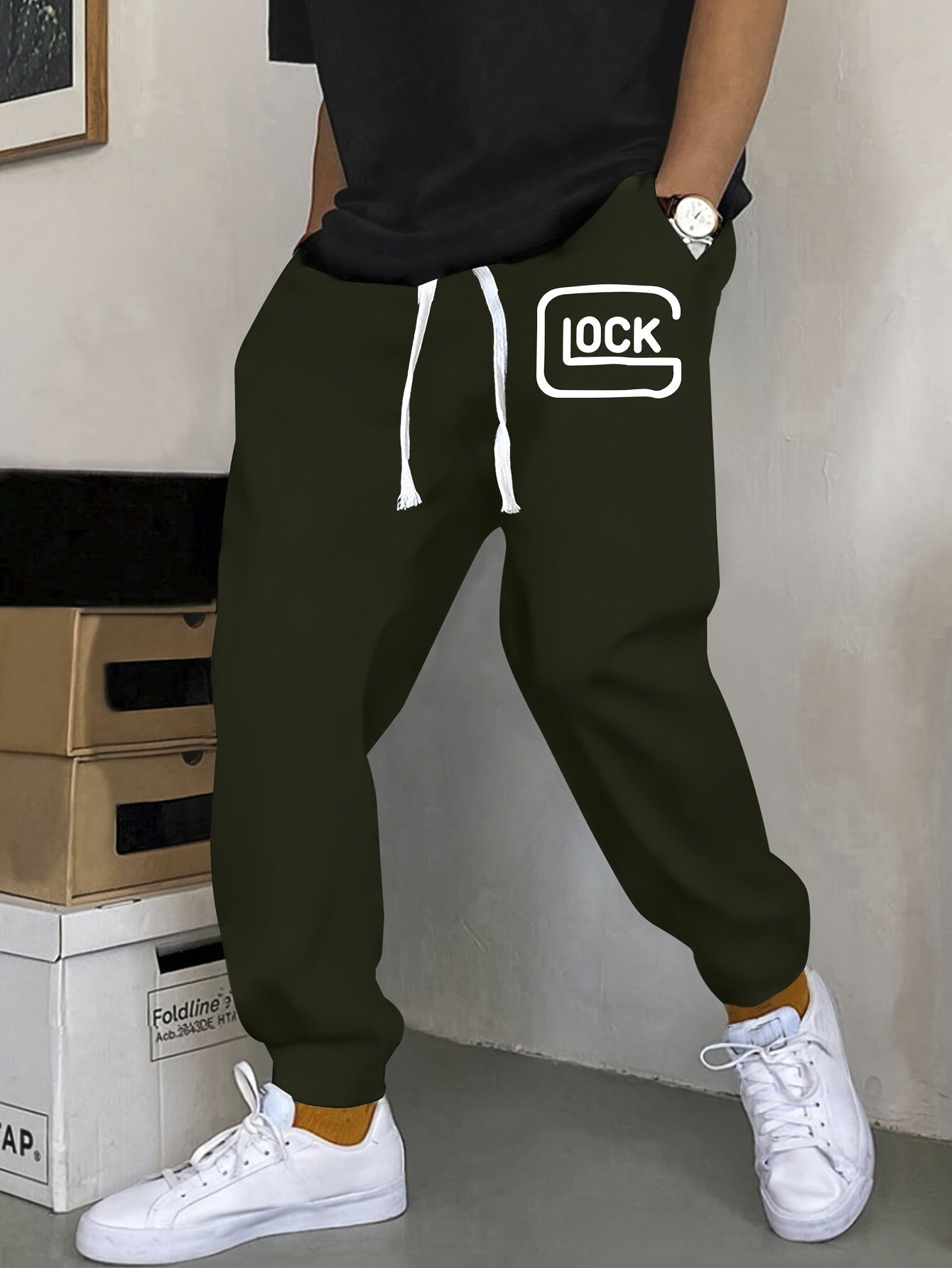 Glock Plus Size Casual Sports Sweatpants + FREE CAMOUFLAGE CAP [LAST UNITS AVAILABLE]