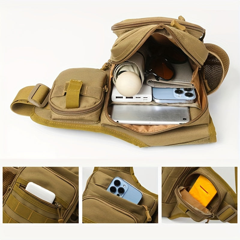 Leisure Crossbody Bag For Travel, Climbing, Camping