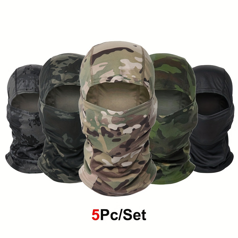 5pcs Camouflage Balaclava Set + FREE CAMOUFLAGE CAP [LAST UNITS AVAILABLE]