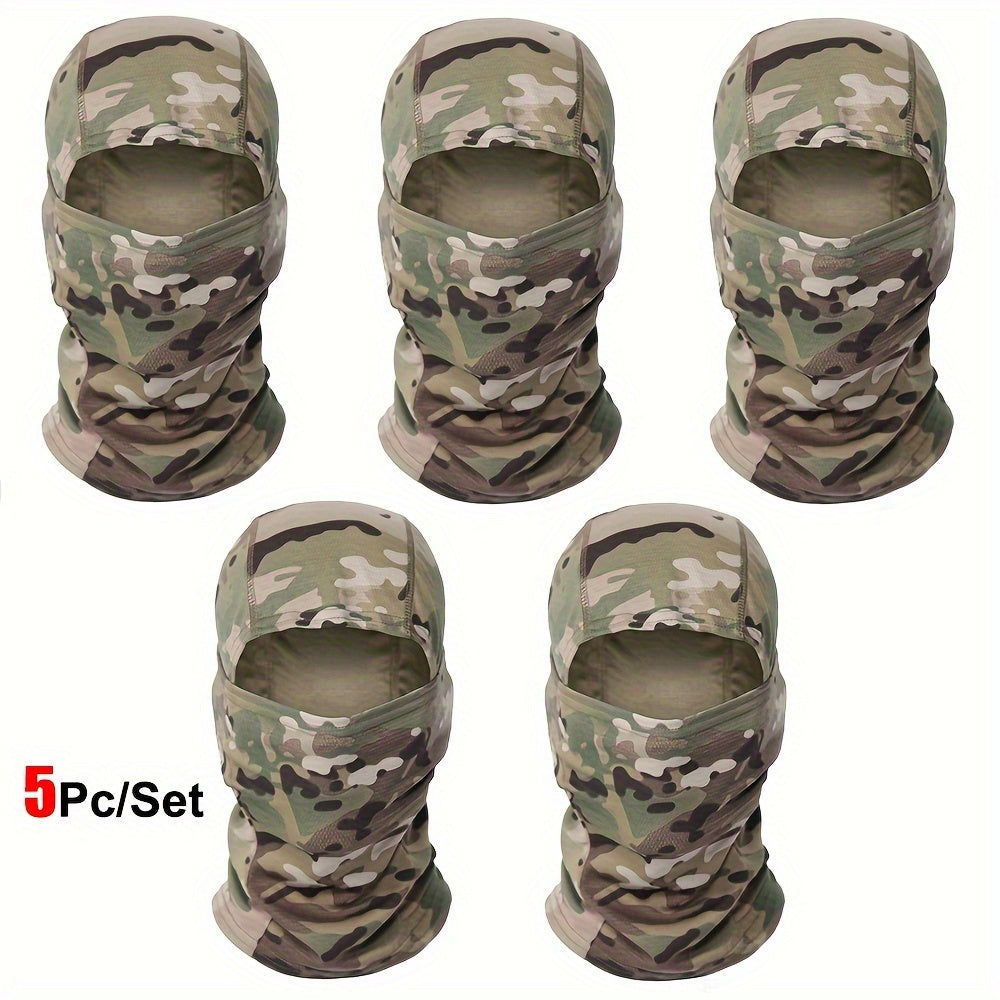 5pcs Camouflage Balaclava Set + FREE CAMOUFLAGE CAP [LAST UNITS AVAILABLE]