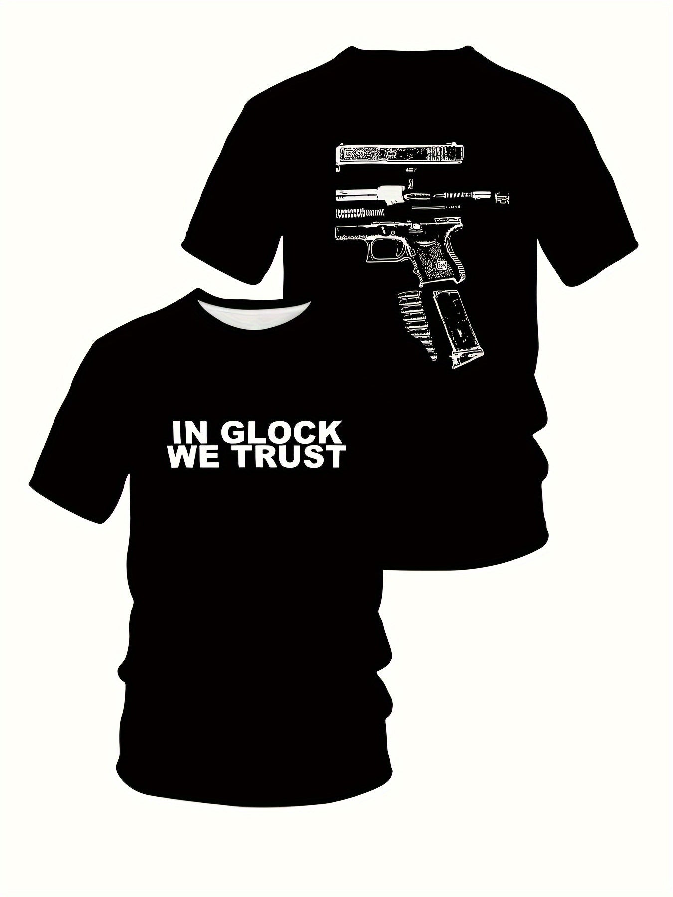 In Glock We Trust Men's Vintage Graphic + FREE CAMOUFLAGE CAP [LAST UNITS AVAILABLE]