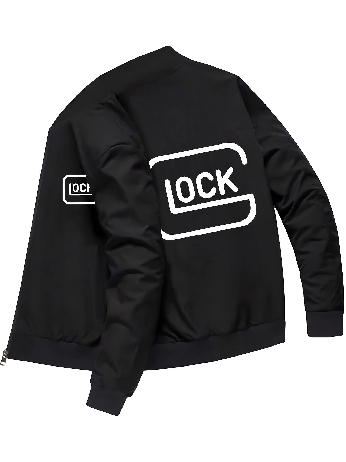 Glock Letter GLOCK Print Stand Collar Jacket + FREE CAMOUFLAGE CAP [LAST UNITS AVAILABLE]