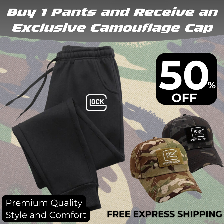 Glock Pants Casual Sport + FREE CAMOUFLAGE CAP [LAST UNITS AVAILABLE]