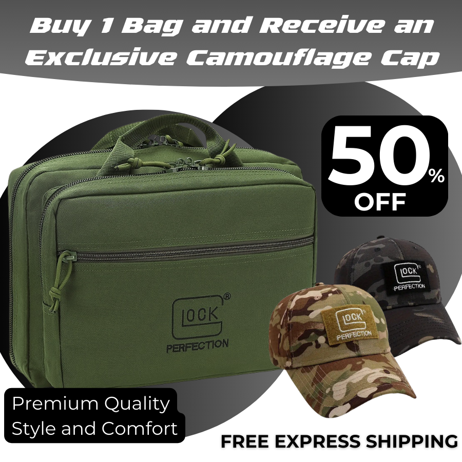 Glock 600D Nylon Waterproof Tool Bag + FREE CAMOUFLAGE CAP [LAST UNITS AVAILABLE]