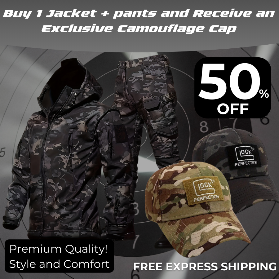 Men's Tactical Camouflage Set + FREE CAMOUFLAGE CAP [LAST UNITS AVAILABLE]