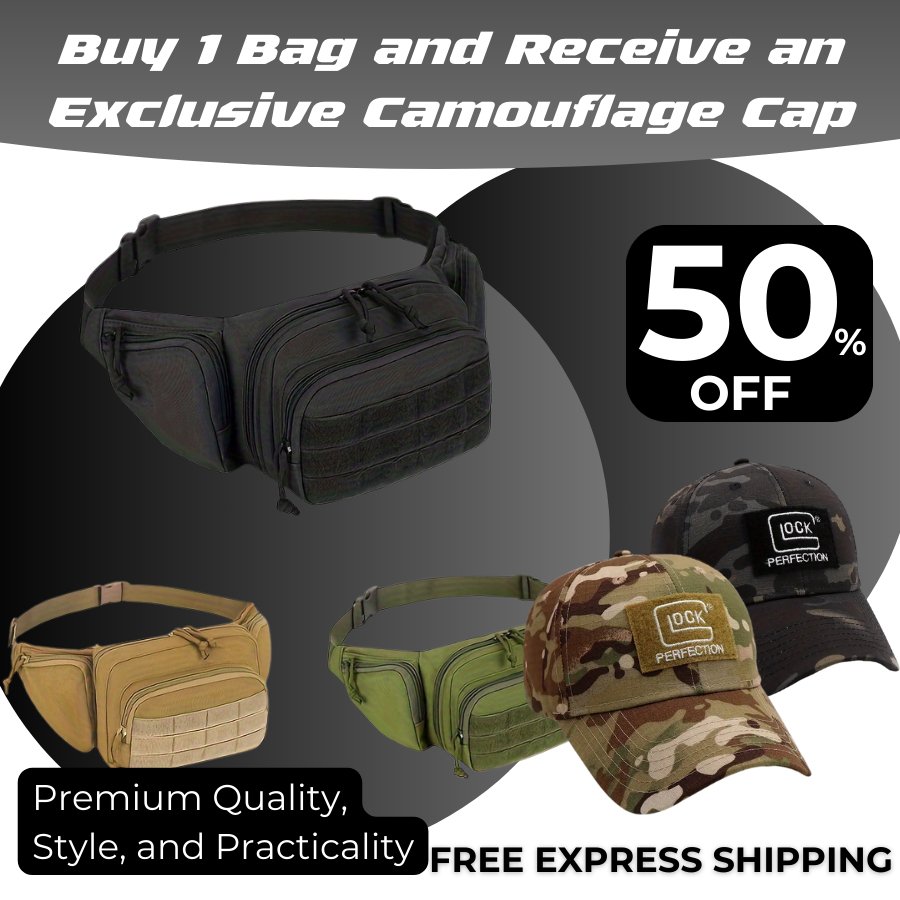 Waist Bag Outdoor Sports + FREE CAMOUFLAGE CAP [LAST UNITS AVAILABLE]