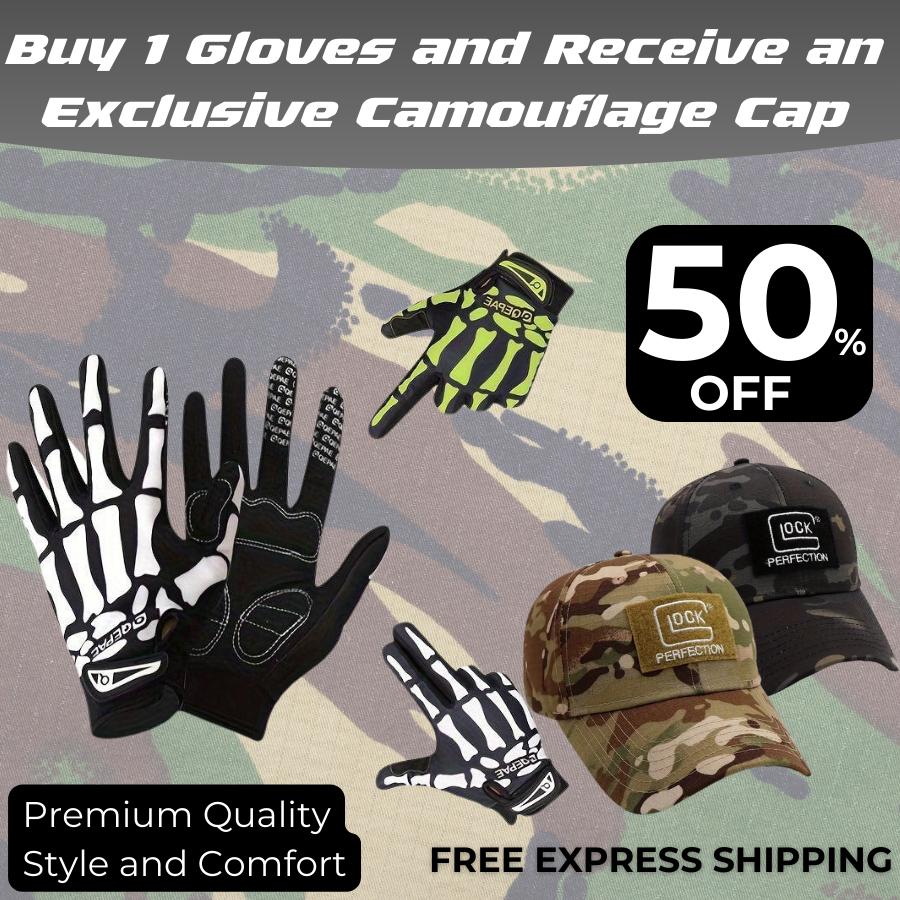 Cycling Gloves: The Ultimate Choice For Cycling Enthusiasts + FREE CAMOUFLAGE CAP [LAST UNITS AVAILABLE]