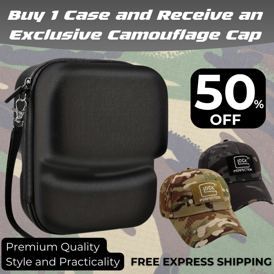 Slim Electronic Earmuffs Storage Holder + FREE CAMOUFLAGE CAP [LAST UNITS AVAILABLE]